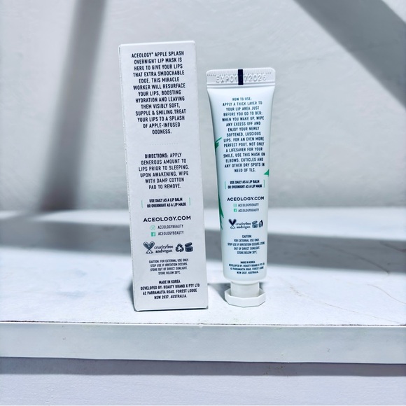 🍏 Aceology Apple Splash Overnight Lip Mask — 15 ml / 0.5 fl oz - Picture 2 of 6